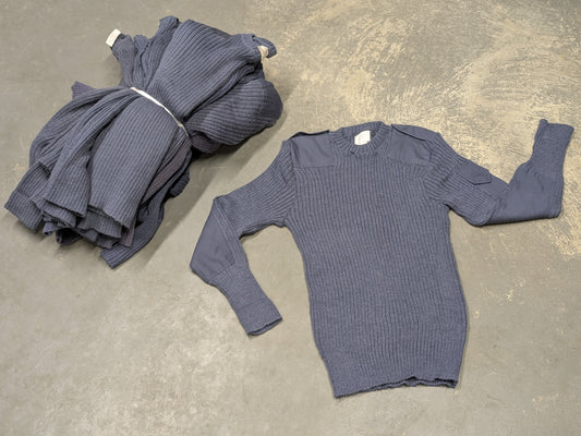 RAF Blue Round Neck Wool Jumper - Pack of 10