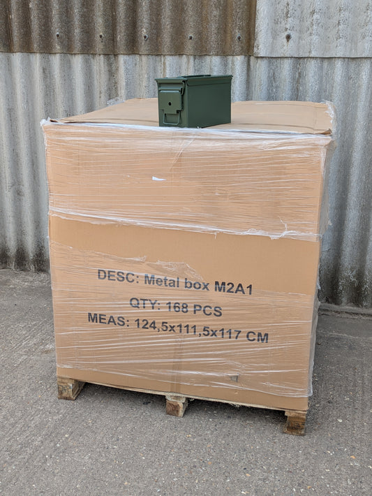 168 x 50 Cal Metal Ammo Box