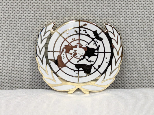 United Nations UN Cap Badge